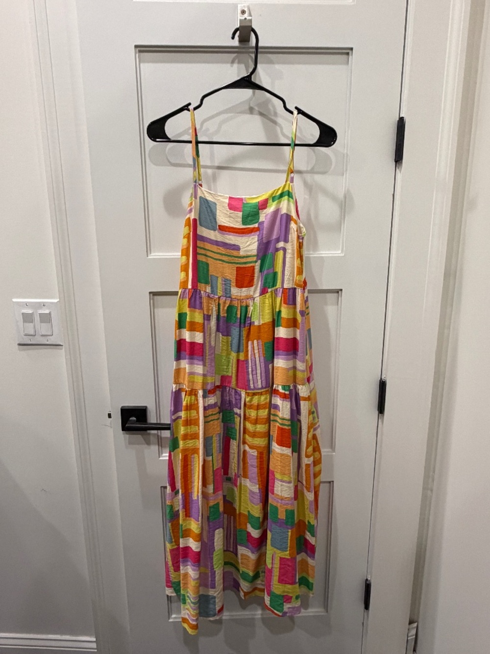 and the why geo print dress